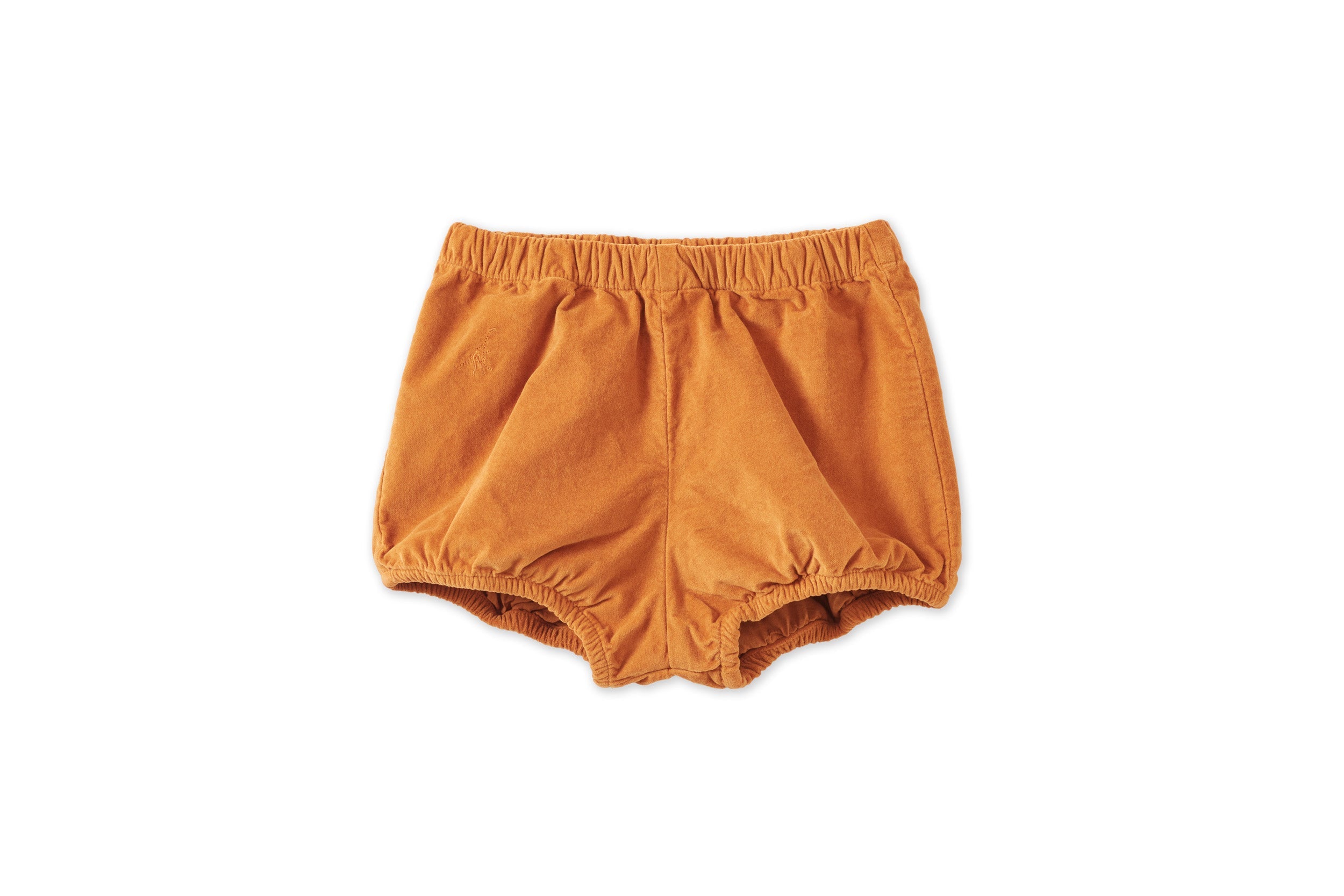 Organic Cotton Velvet Bloomers | Raw Sienna