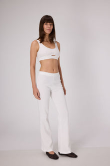 Pointelle Soft Bra Top | OffWhite