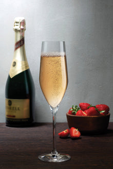 Vinifera Champagne Glasses | Clear Crystal | Set of 2