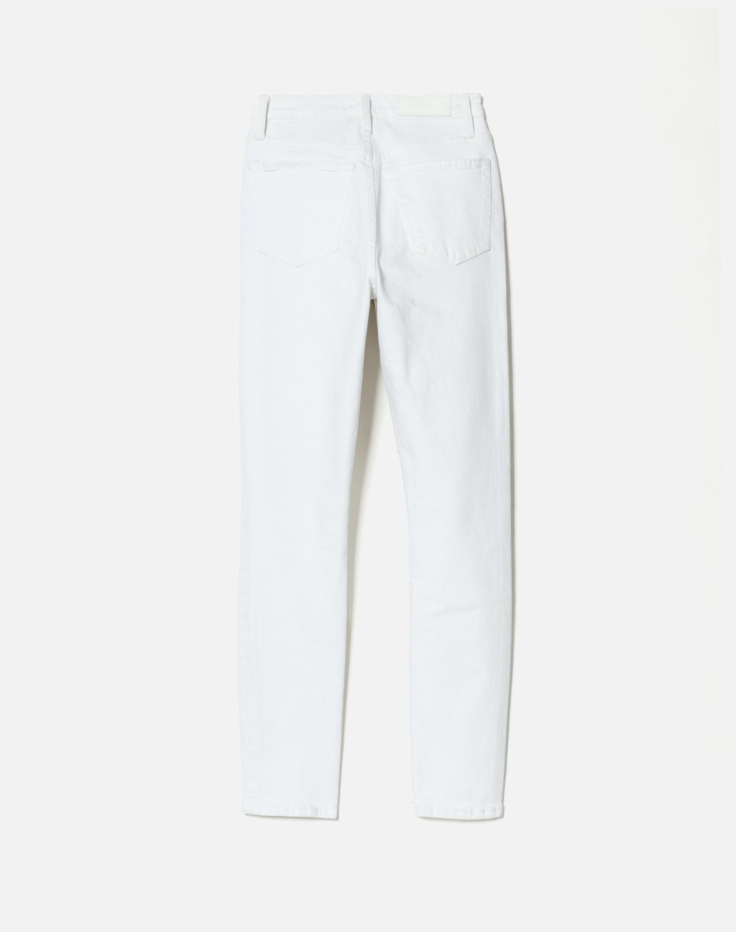 Comfort Stretch High Rise Ankle Crop | White