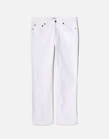 Womens | Slim Straight Crop | White