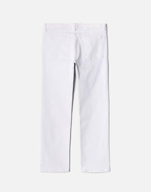 Womens | Slim Straight Crop | White