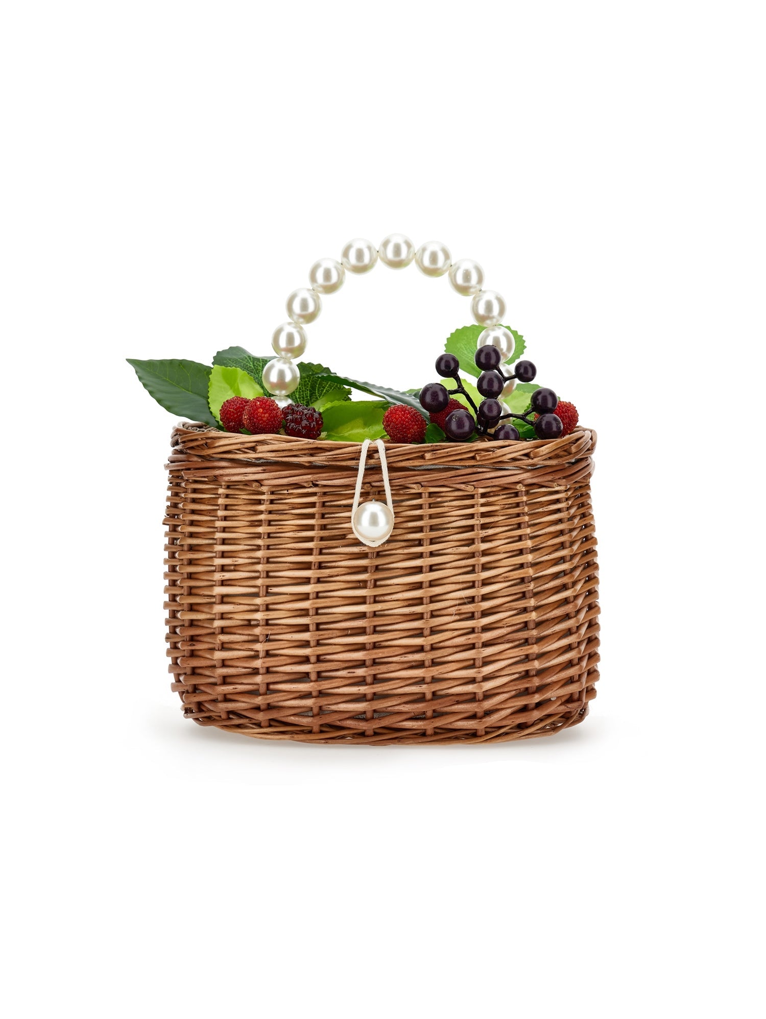 Girls | Wicker Trunk Bag | Beige