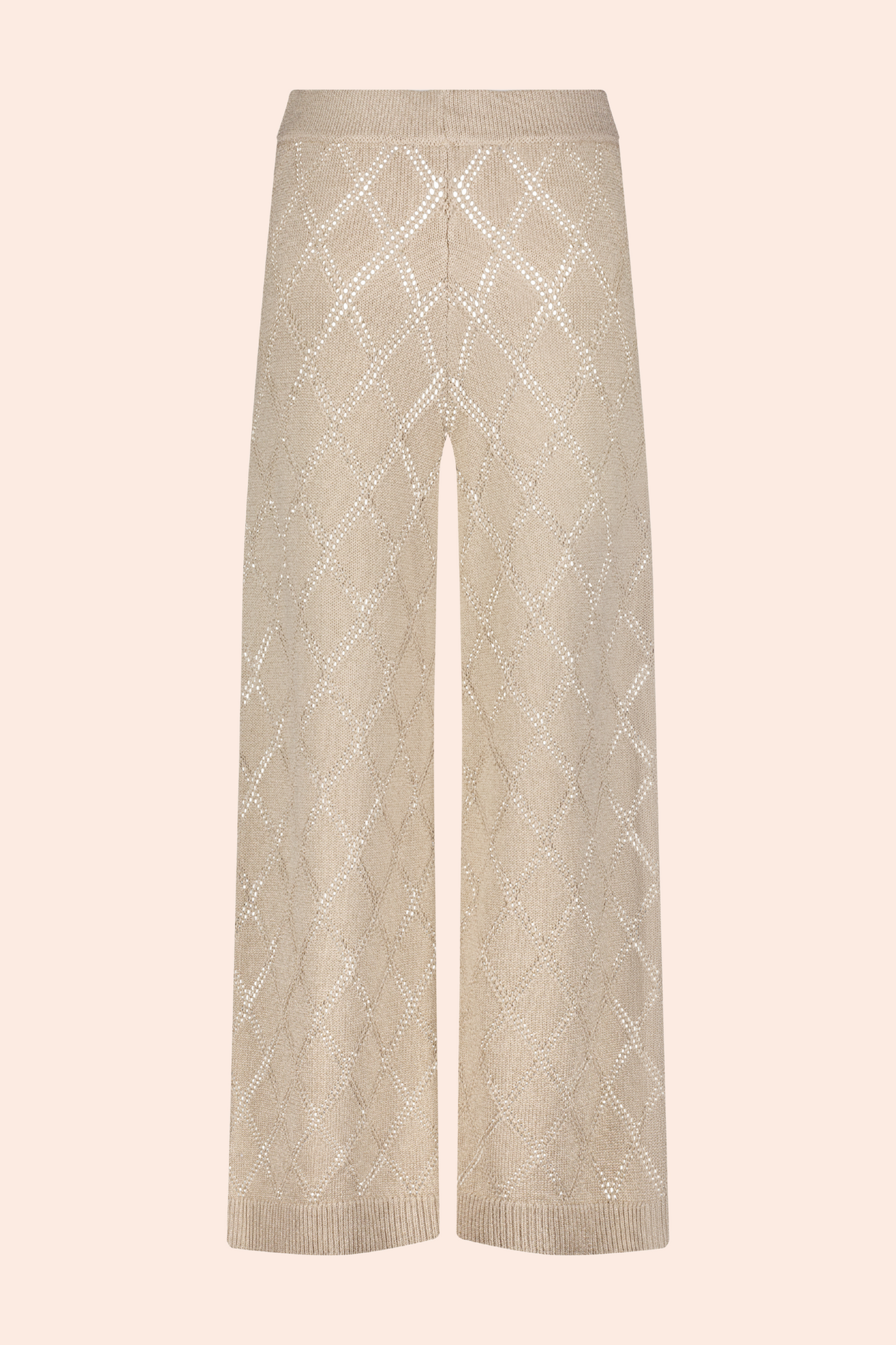 Pointelle Knit Pant | Sand