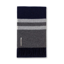 Canyon Throw | Navy / Dark Grey / Ivory