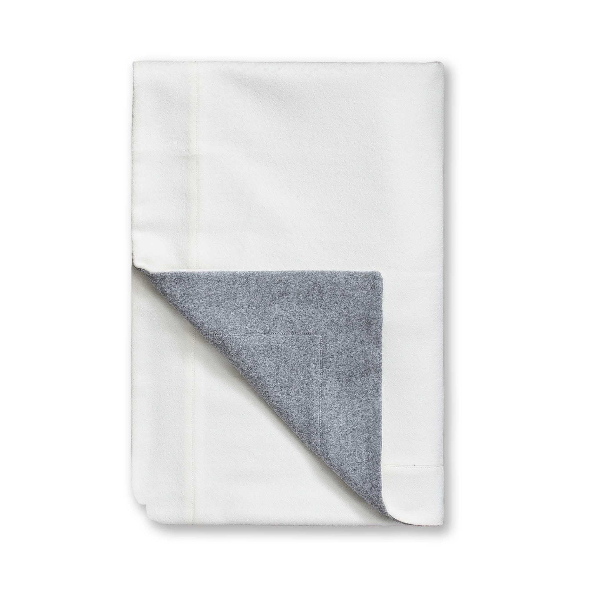 Hudson Throw | Ivory / Light Grey