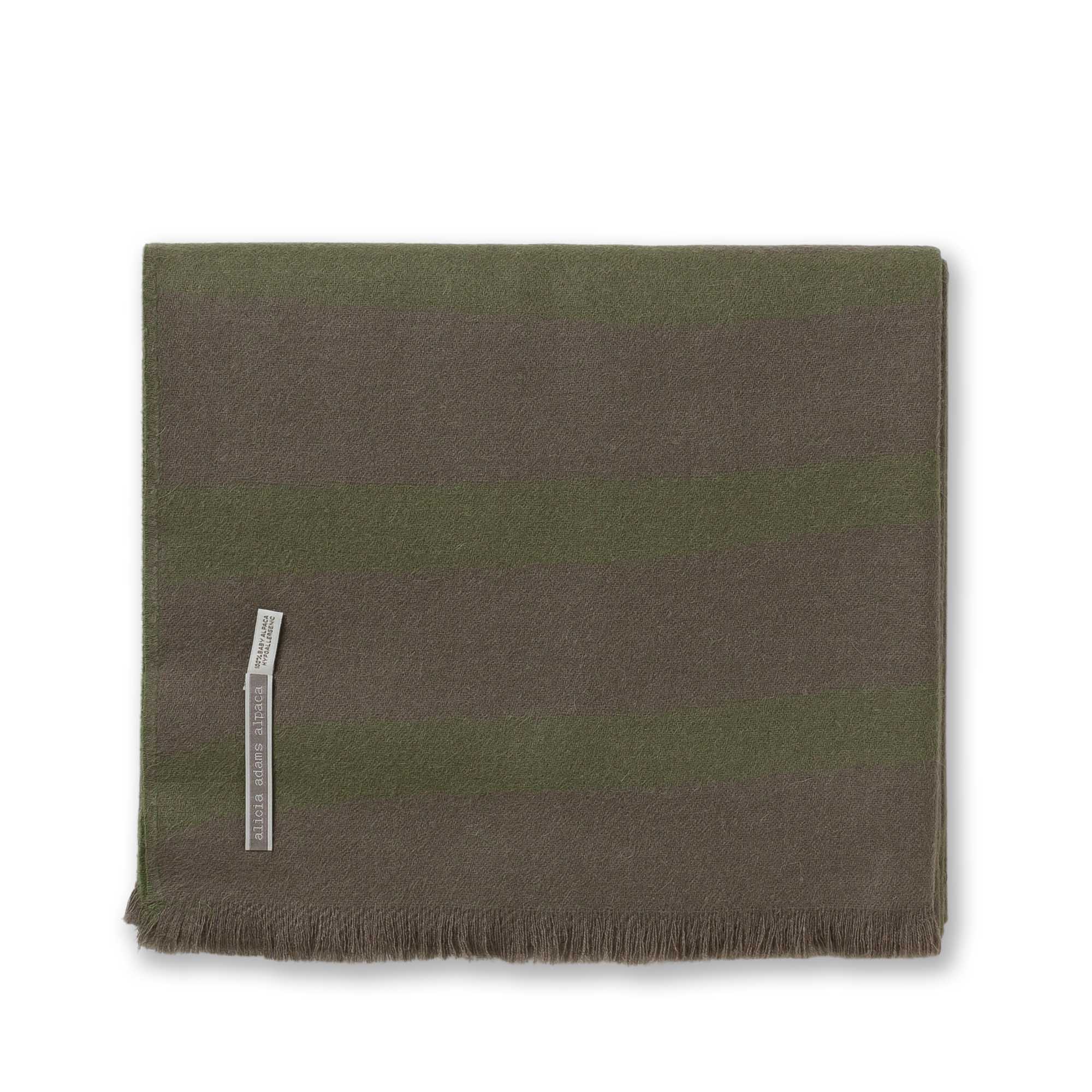 Zebra Throw | Juniper / Moss