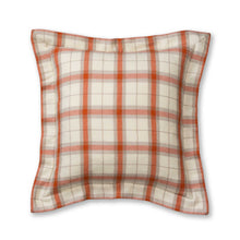 Aberdeen Euro Pillow | Ivory/Orange