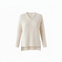 Zoe Sweater | Ivory/Light Taupe