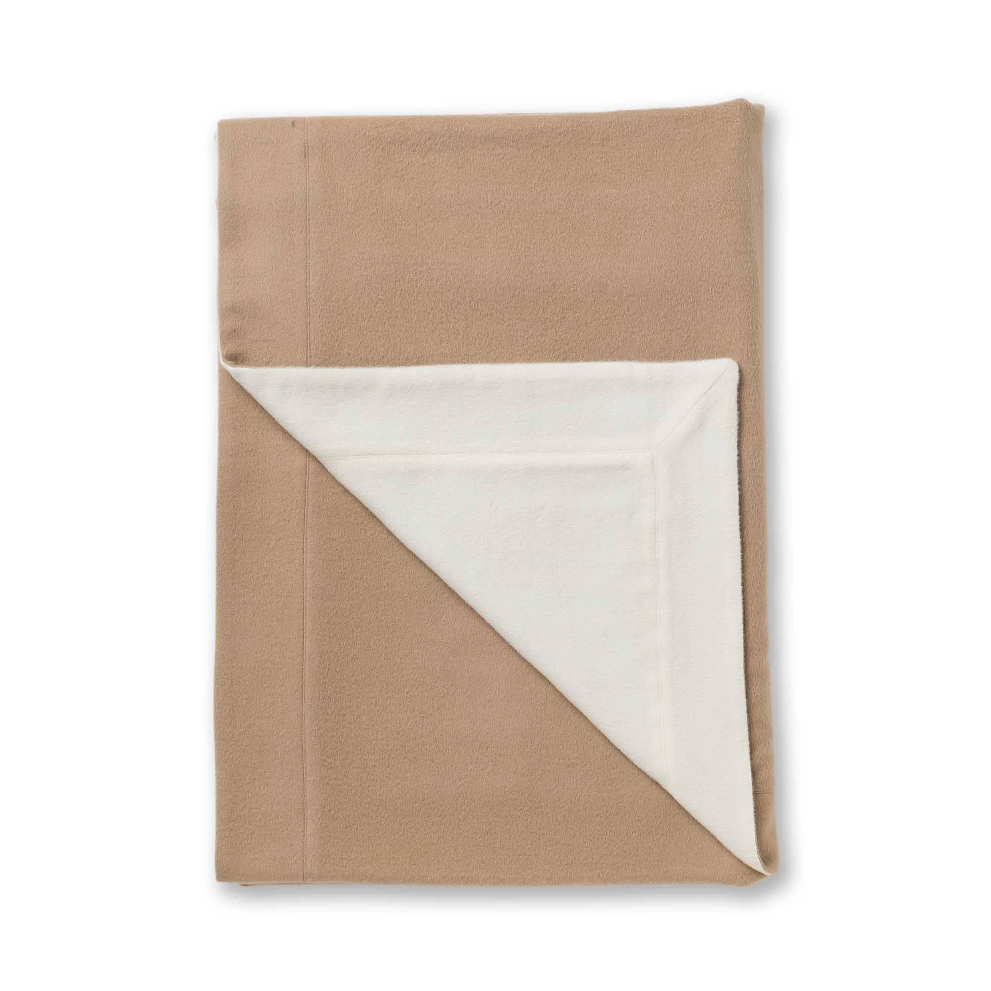 Hudson Throw | Camel / Ivory