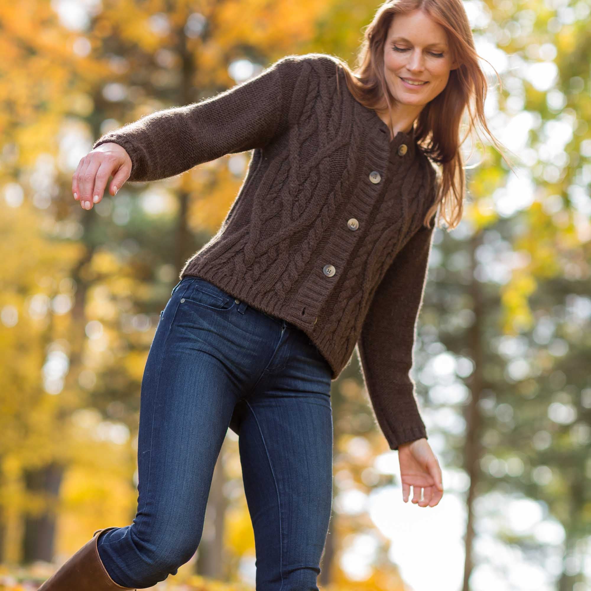 Women | Buckley Cardigan | Chocolate