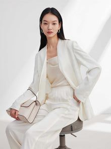 Chinese-Style Blazer | Beige