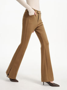 Flare-Leg Pants | Camel