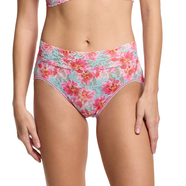 Signature Lace French Brief | First Bloom (Blue)