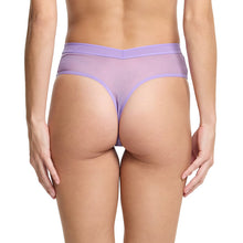 Mesh High Cut Thong | Grape Juice (Purple)