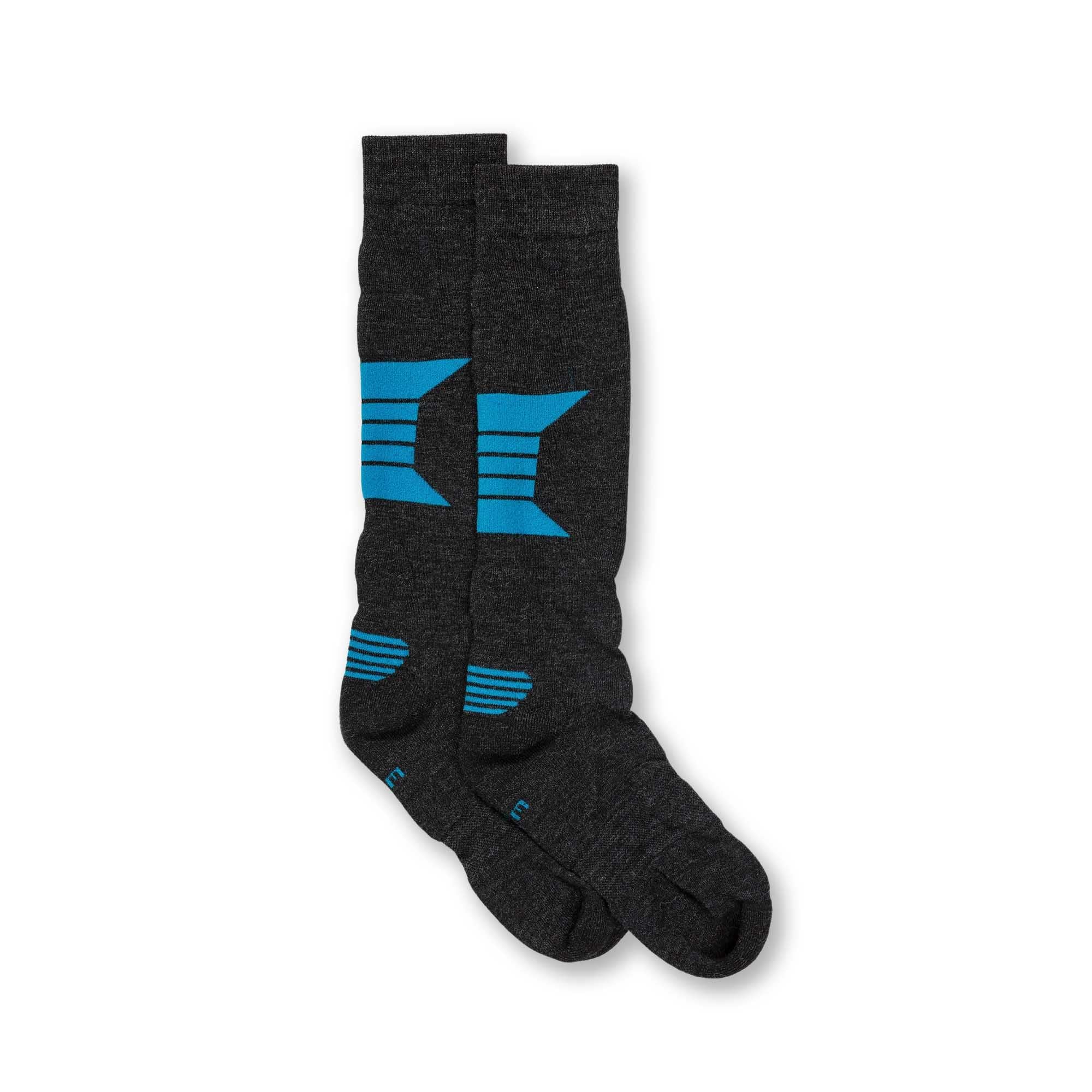Men | Olympus Sport Sock | Charcoal / Cyan