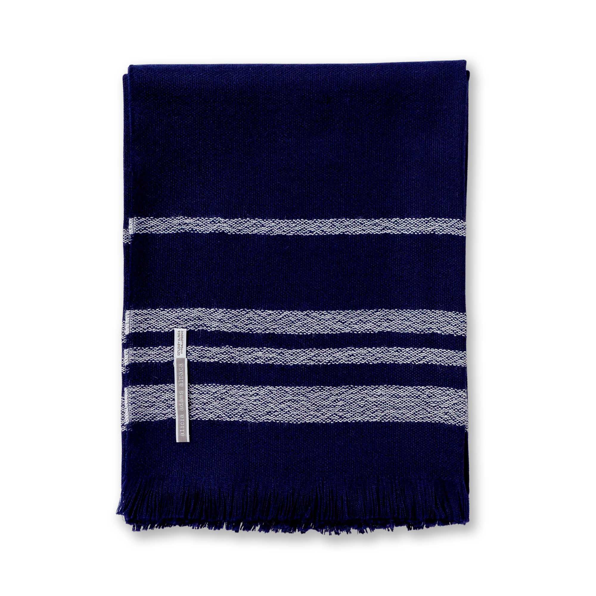 Sail Throw | Navy / Ivory