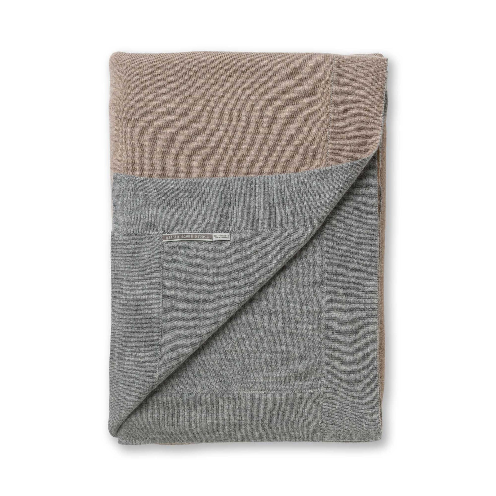 Tokyo Bed Blanket | Light Grey/Light Taupe