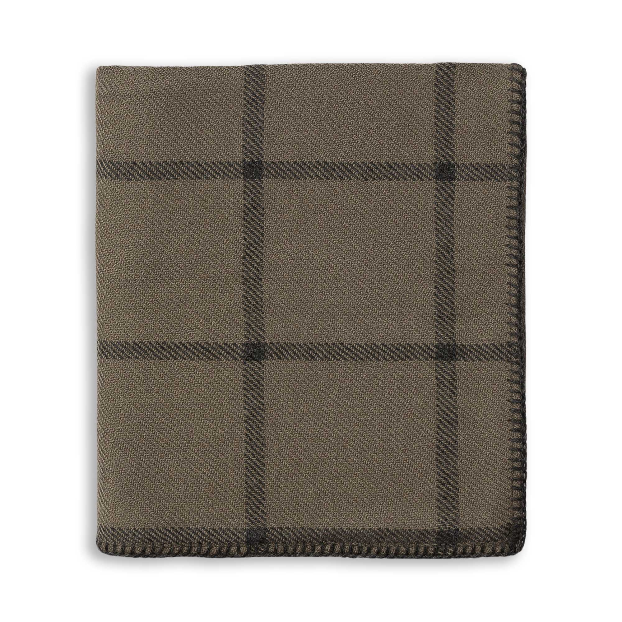Graydon Throw | Moss / Charcoal