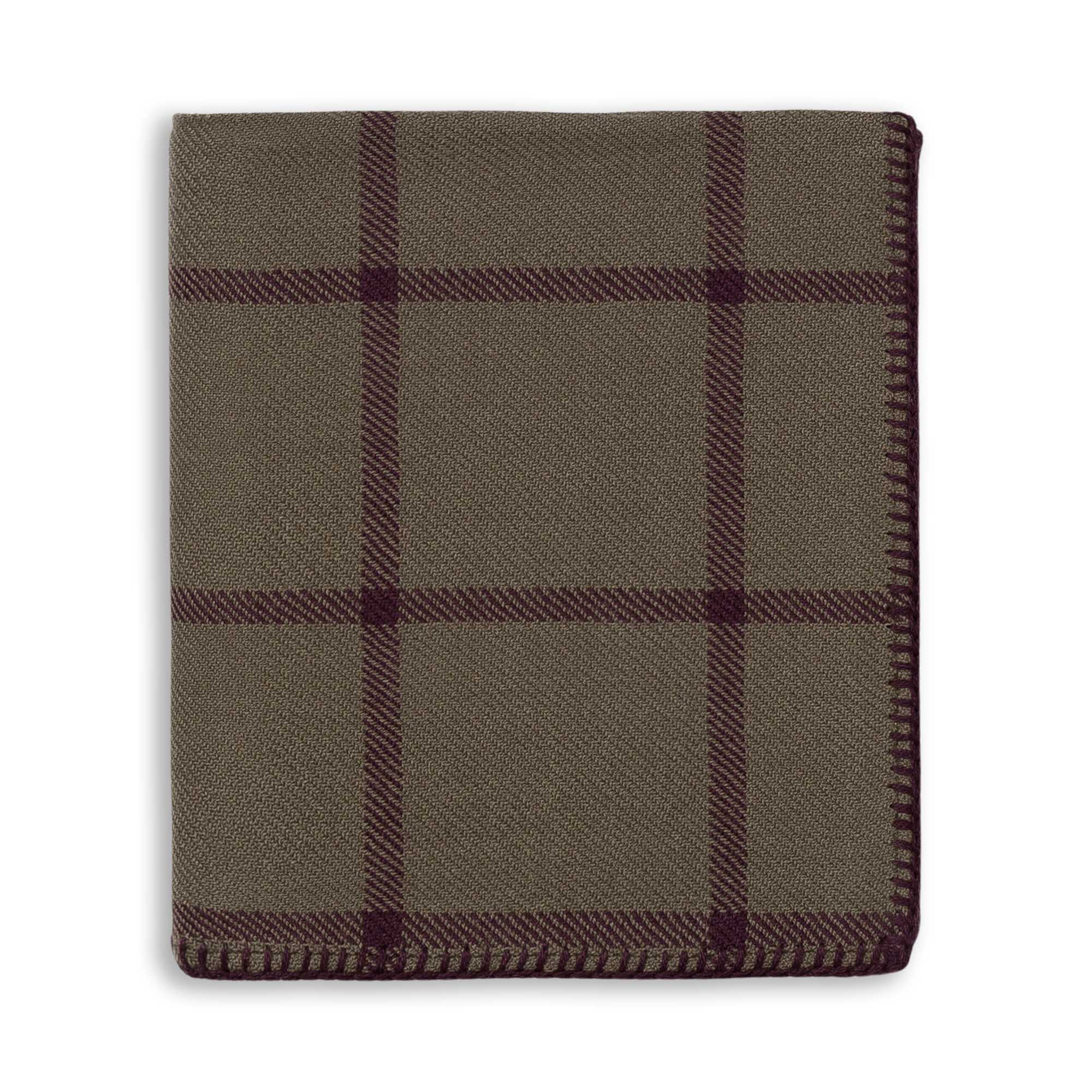Graydon Throw | Moss/Purple