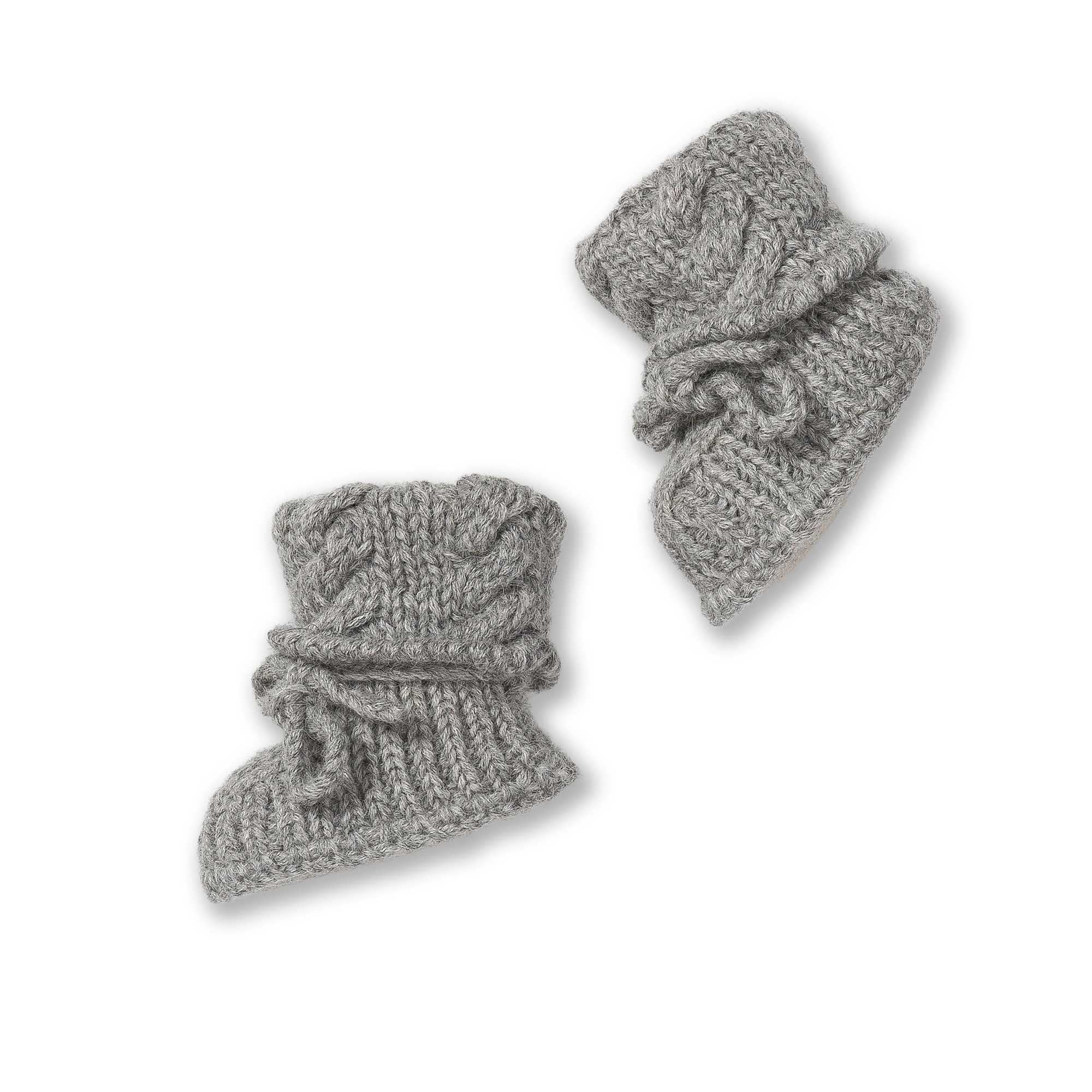 Baby Booties | Light Grey
