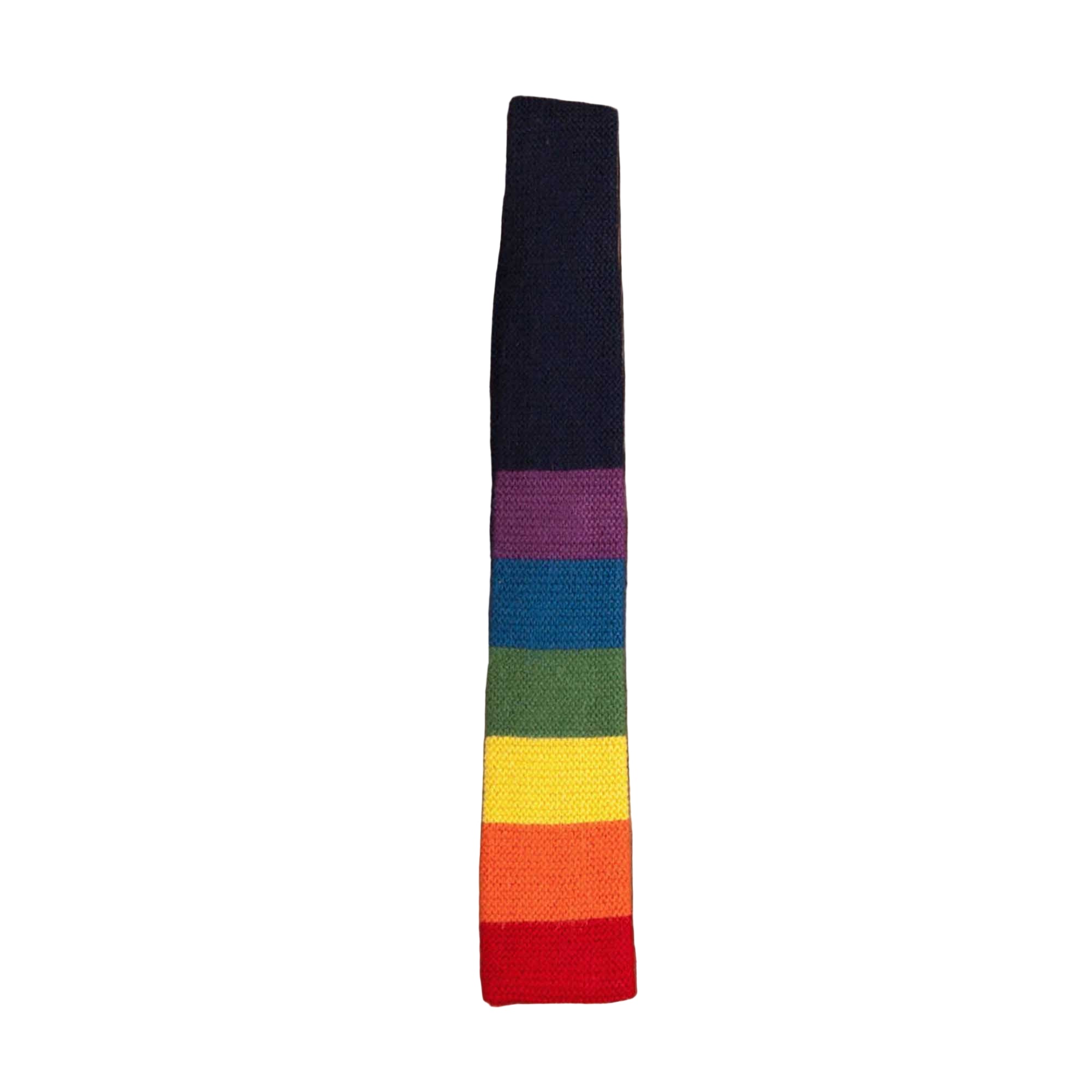 Rainbow Tie | Navy / Rainbow