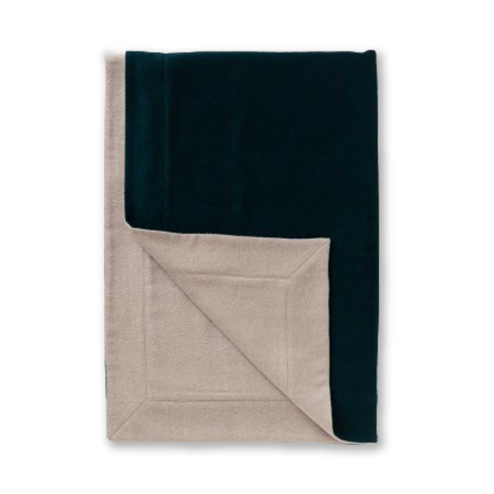 Hudson Throw | Spruce / Light Taupe