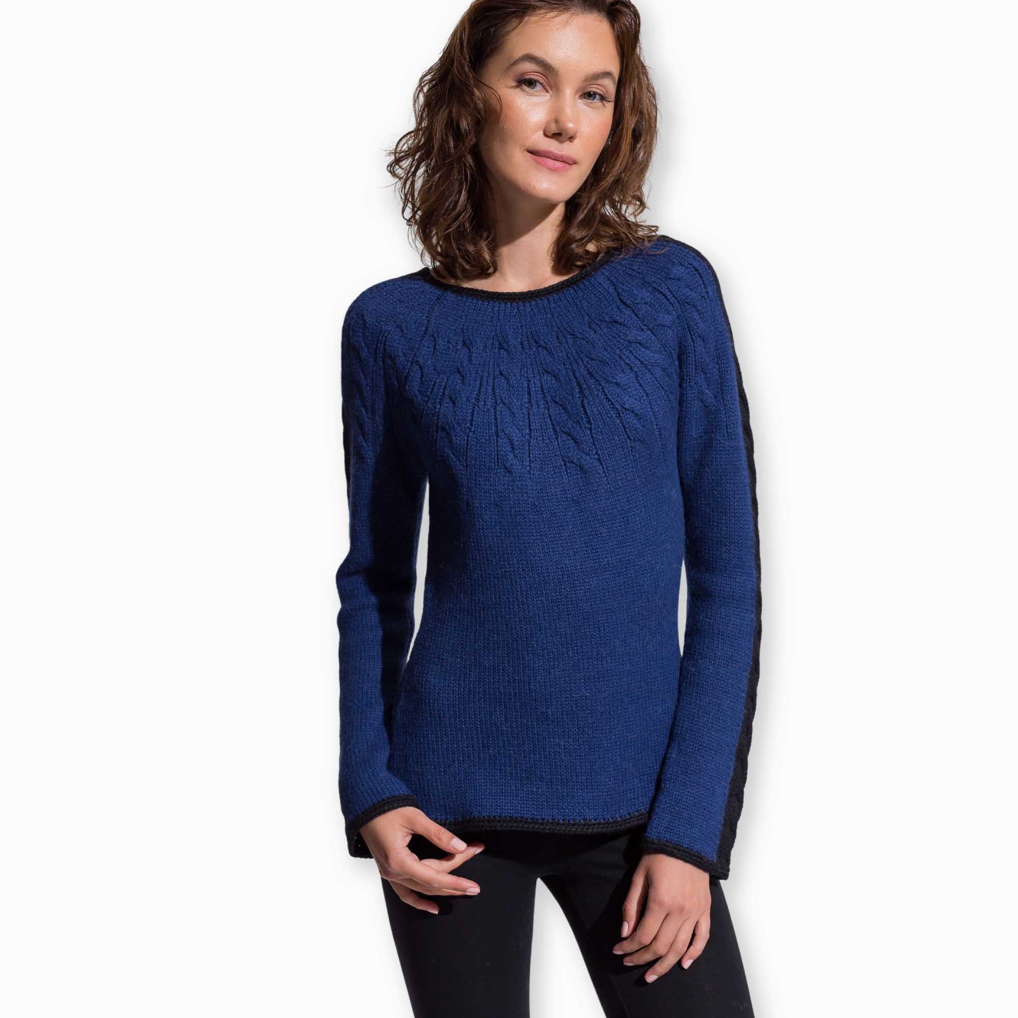 Twiggy Sweater | Indigo/Black