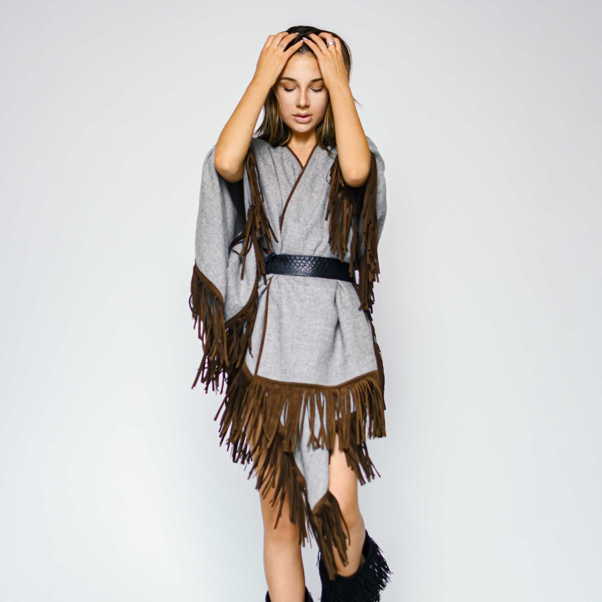 Santa Fe Cape | Light Grey