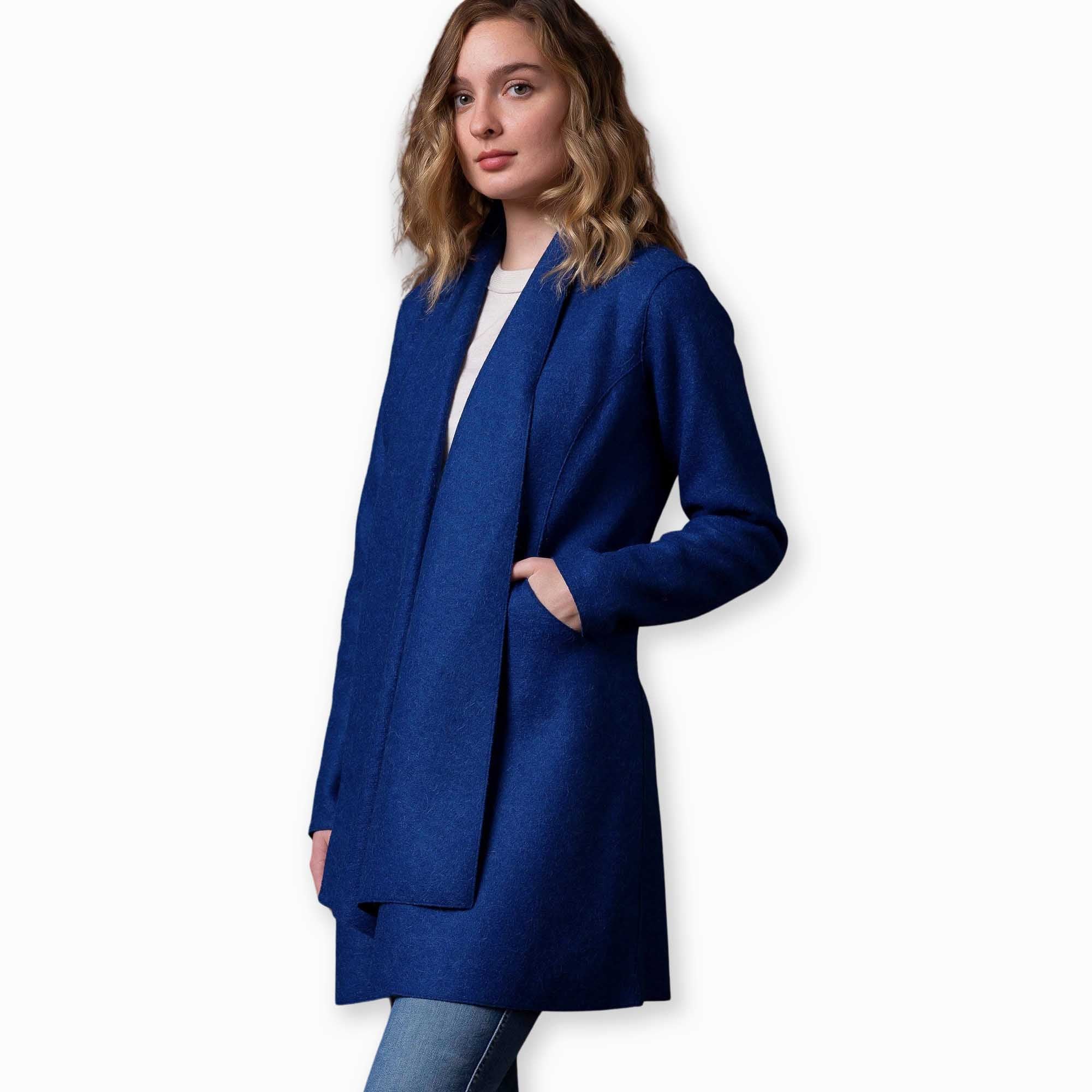 Women | Swing Coat | Admirals Blue