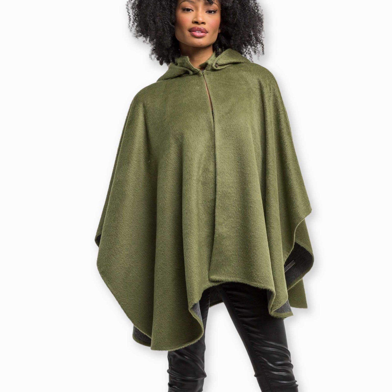 Mao Suri Cape | Hunter/Dark Grey