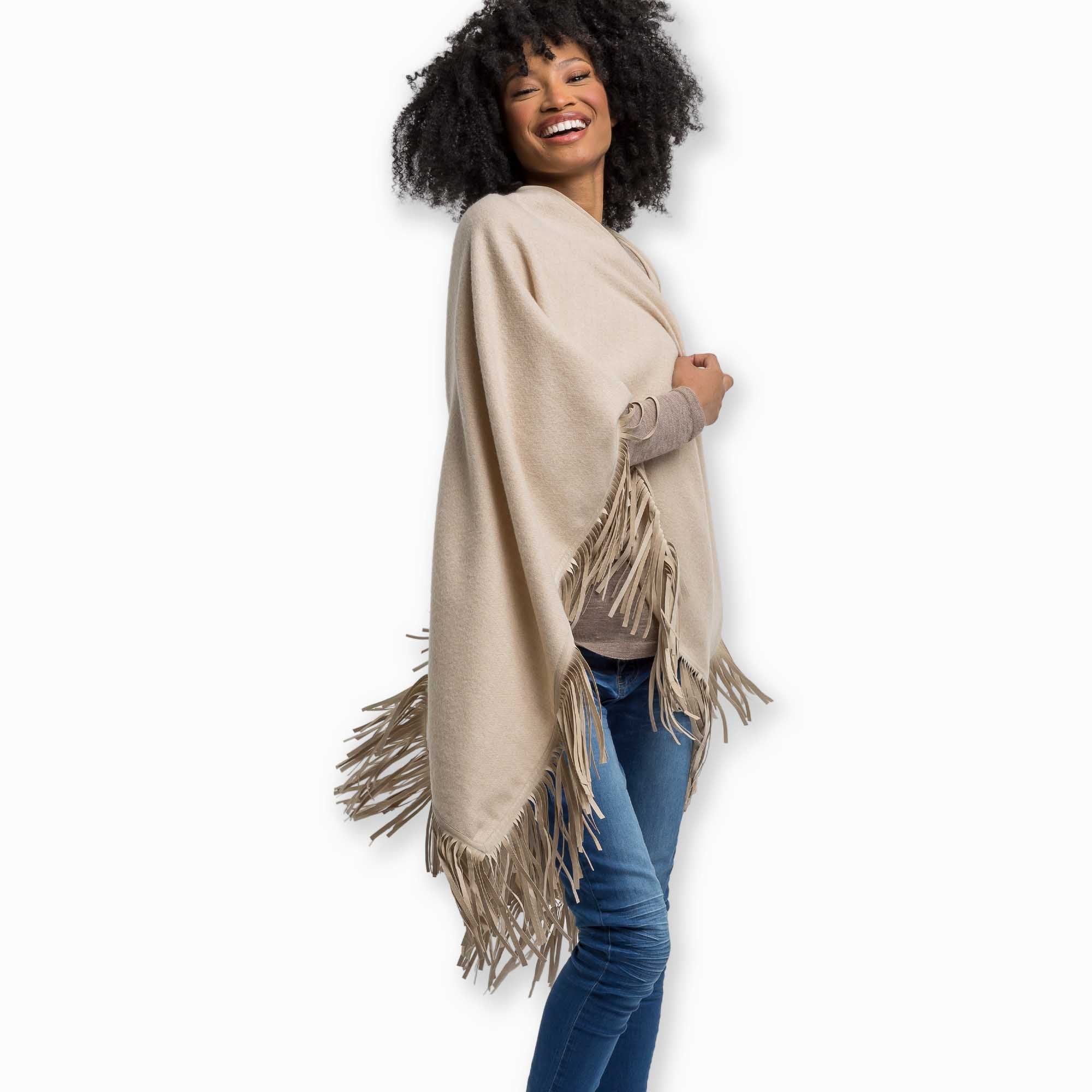 Women | Santa Fe Cape | Ecru