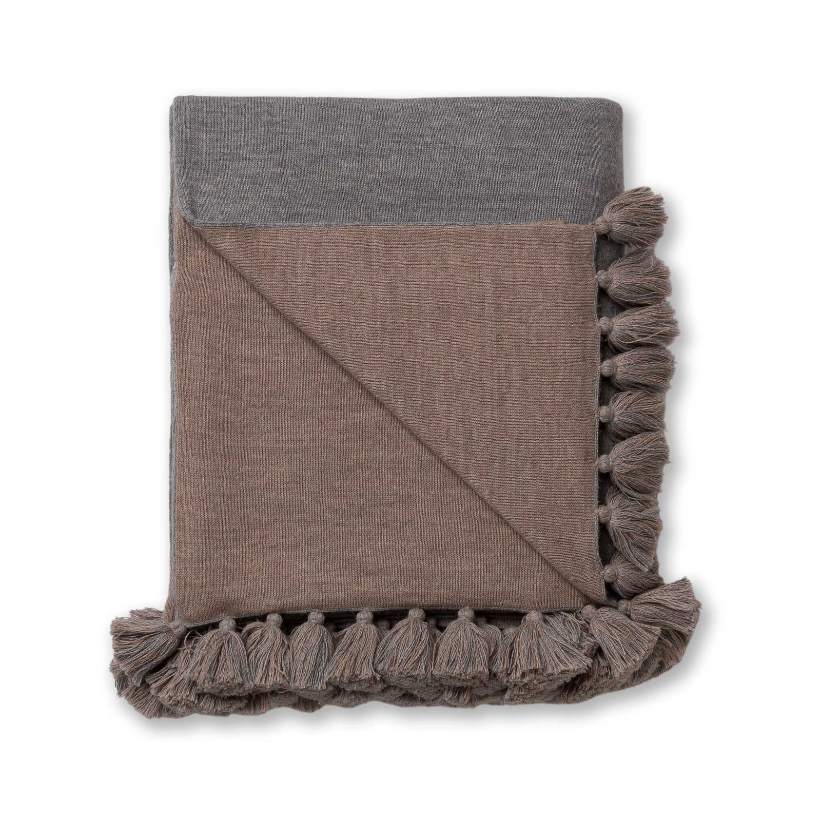 Sydney Bed Blanket | Light Grey/Light Taupe