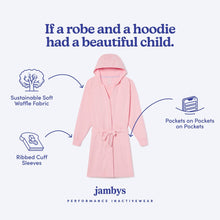 Modal Waffle Spa Robe | Flamingo