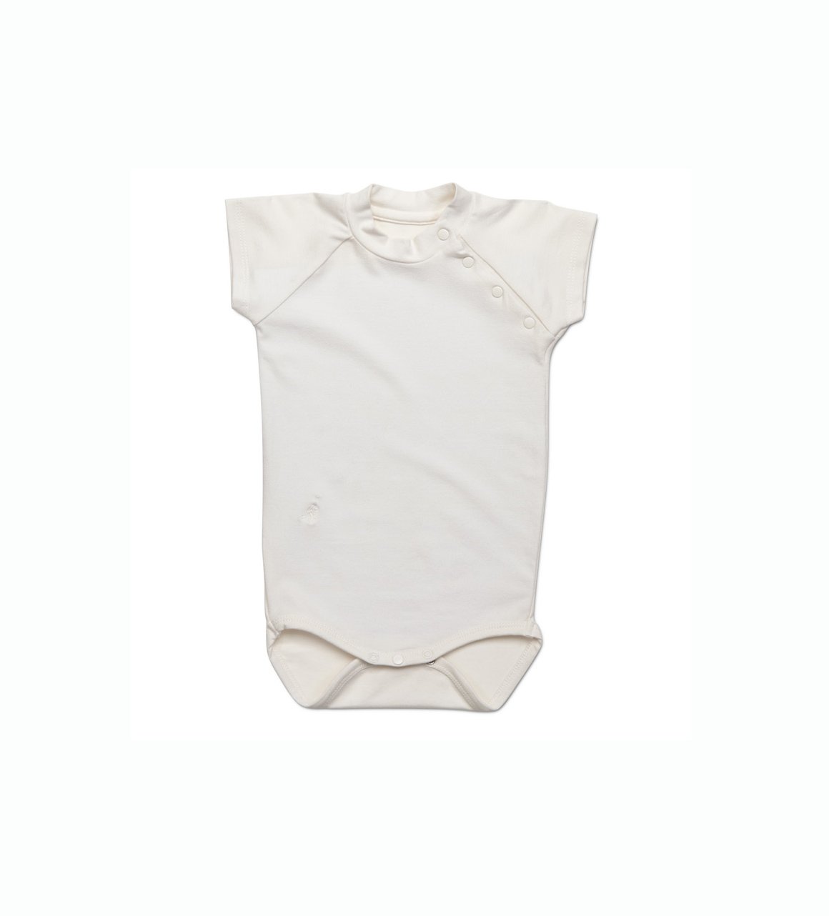 SS Bamboo Bodysuit | Cloud White