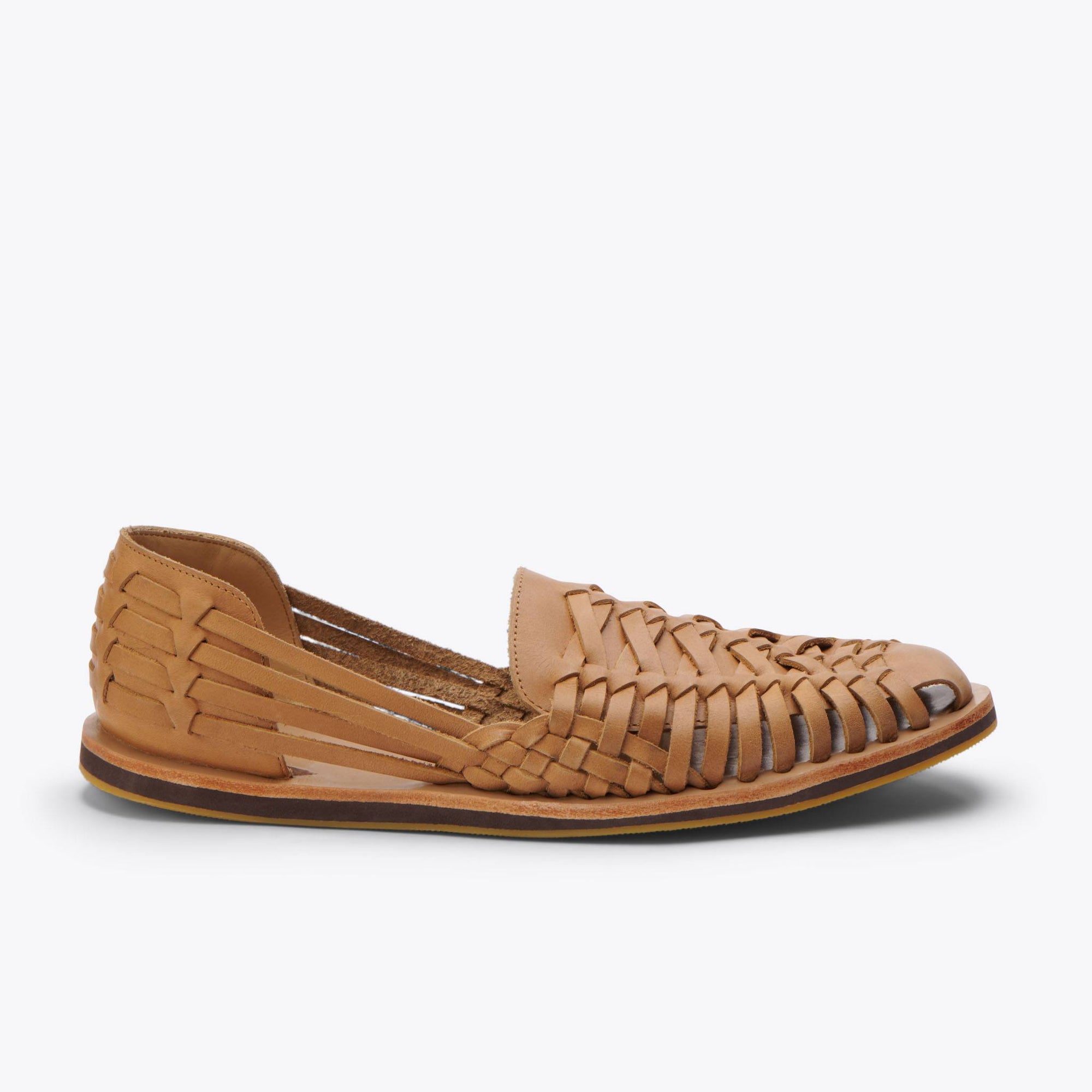 Product Image 2 of the Huarache Sandal Almond Men's Leather Slip On Nisolo