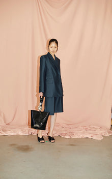 Poseidon Boxy Blazer | Seagrass