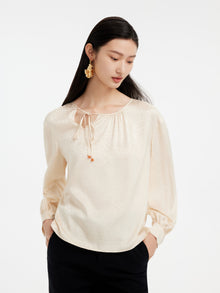 Silk Shirt | Beige
