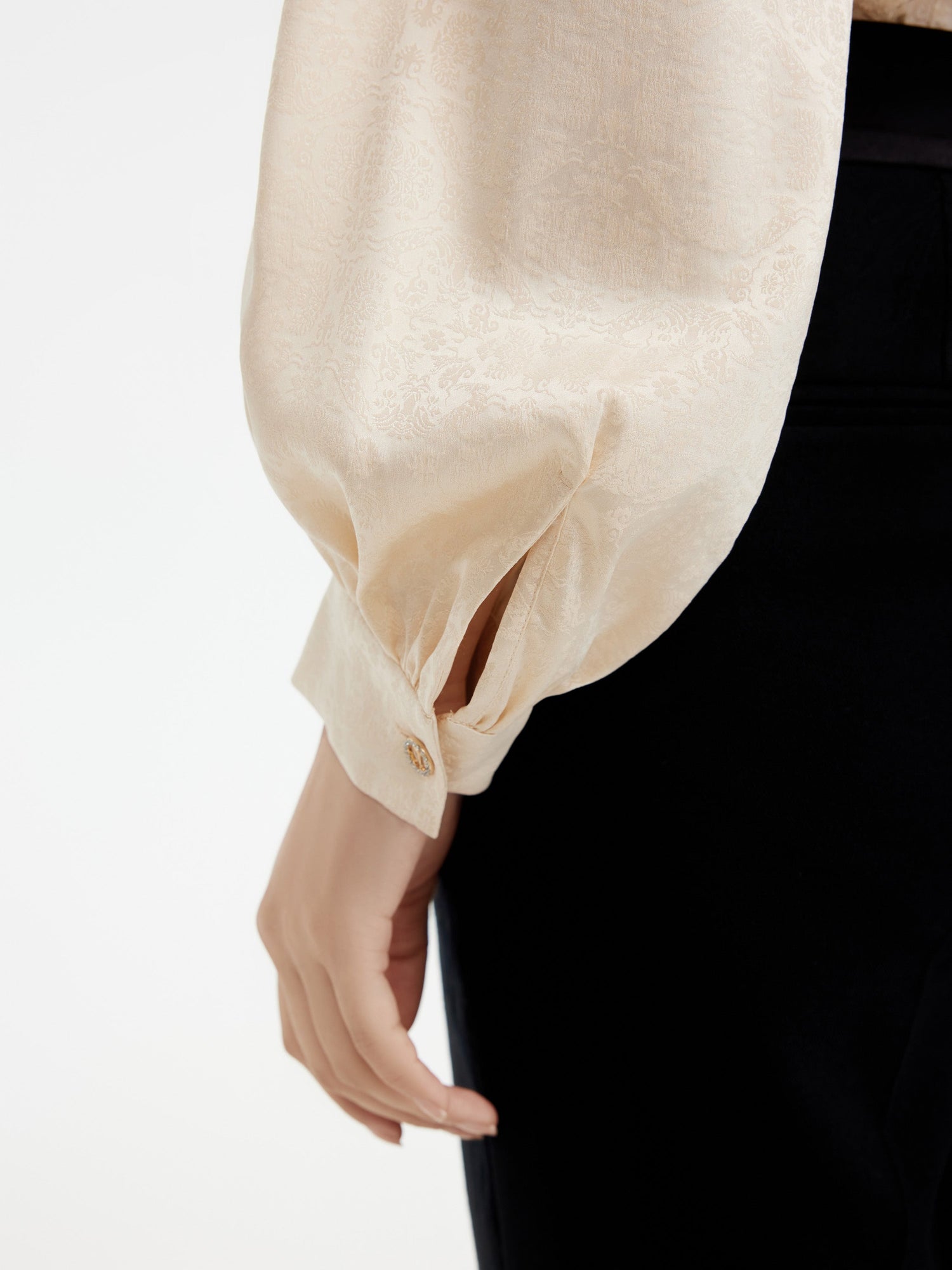 Silk Shirt | Beige