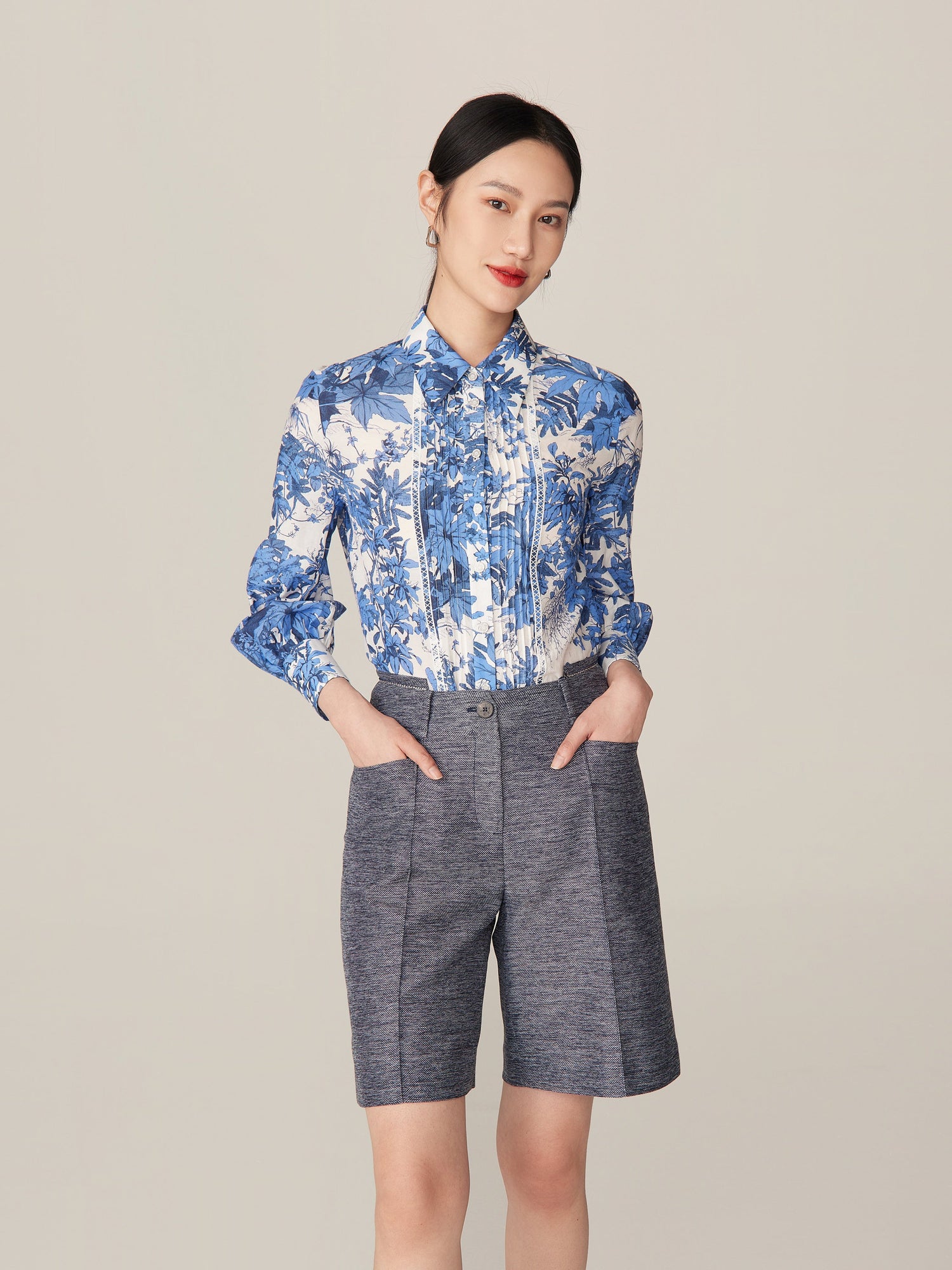 Printed Shirt | Blue