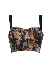 Claudine Top | Black Birds of Paradise