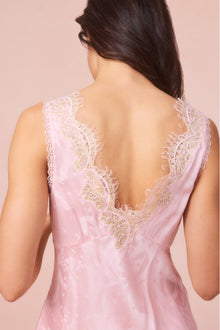 Adette Silk-Blend Jacquard Top | Soft Pink
