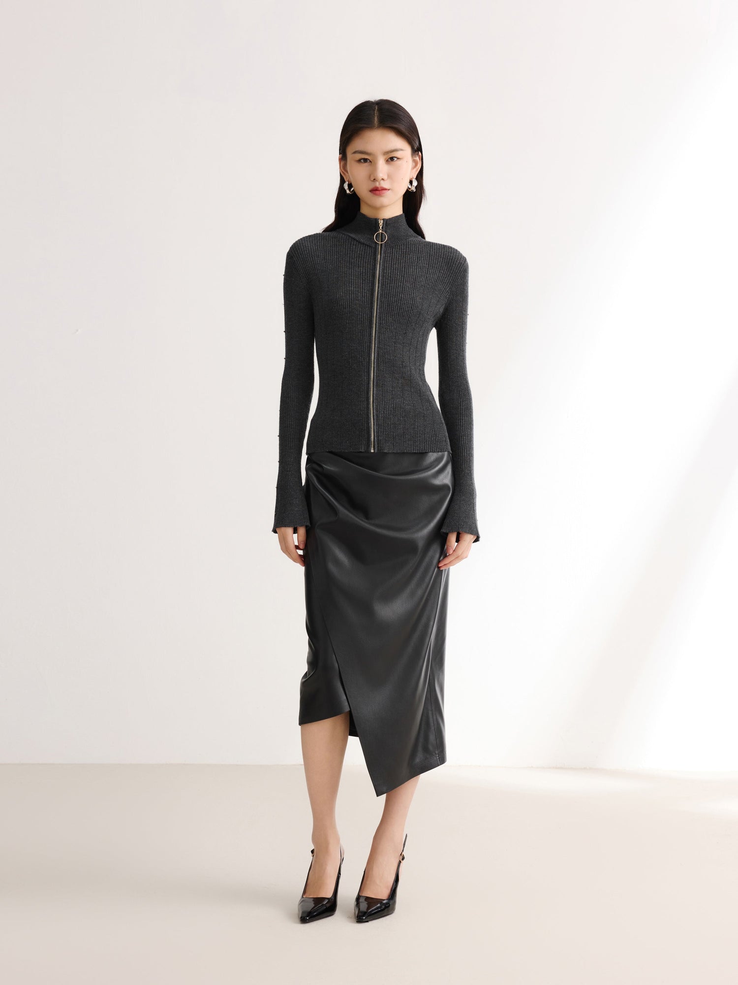 Fitted Top | Dark Grey