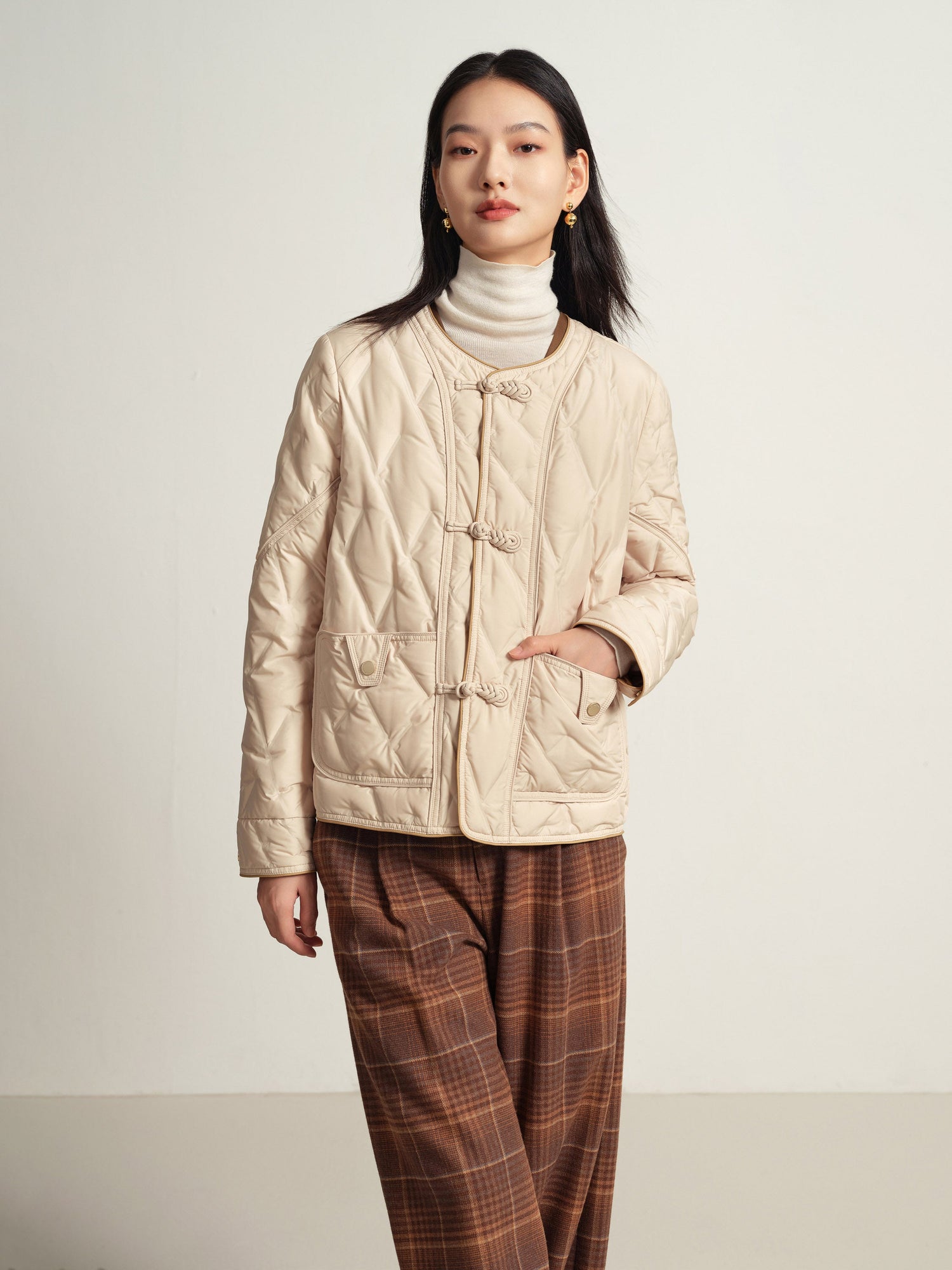 Knit Cardigan | Beige