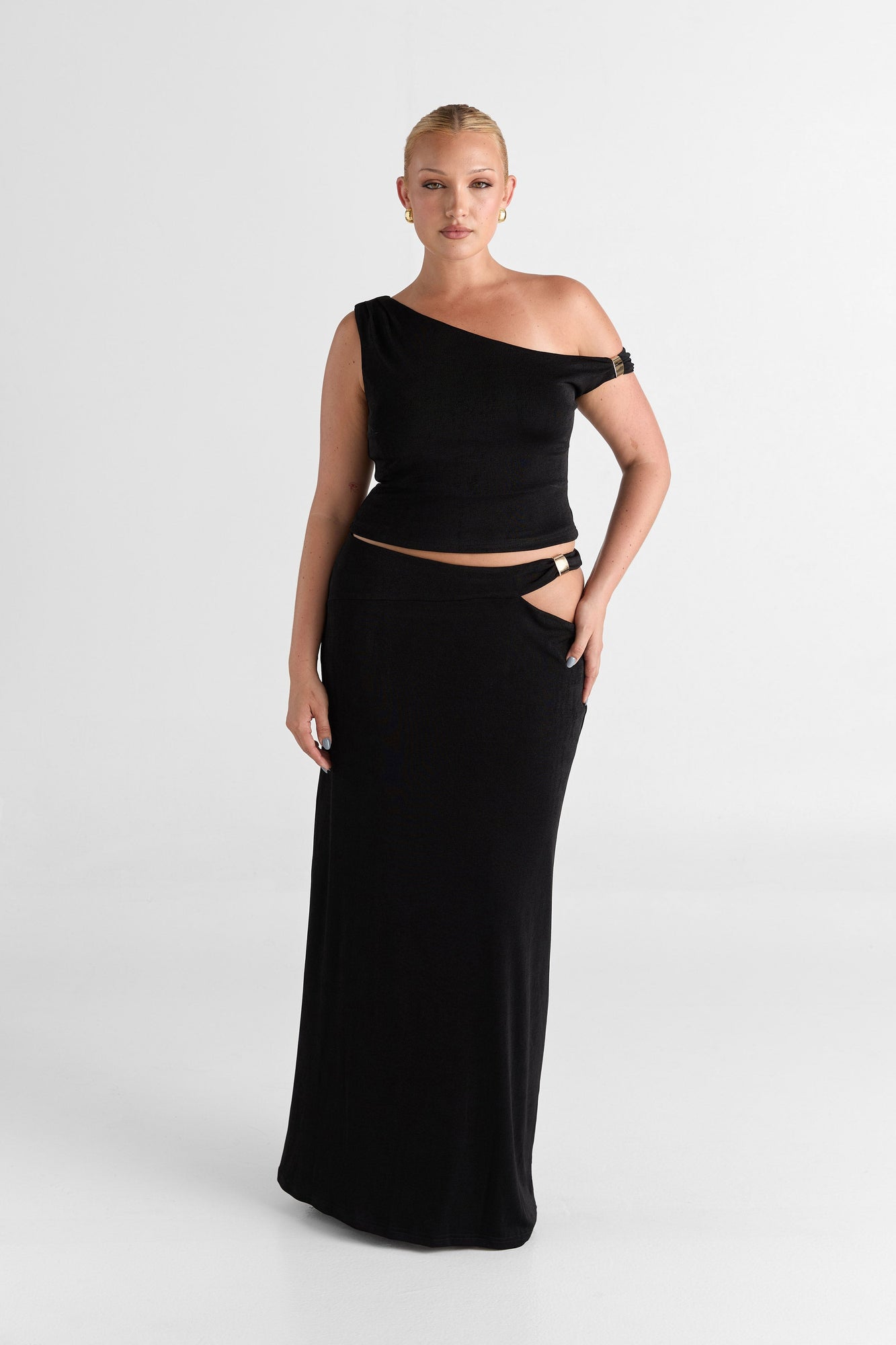 Lilah Maxi Skirt | Black