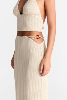Eden Maxi Skirt | Almond