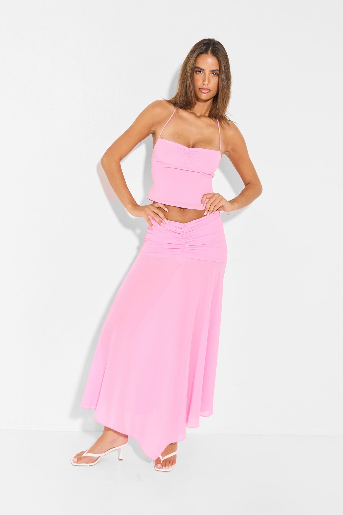 Sage Maxi Skirt | Pink