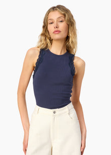 Rian Rib Knit Tank | Harbor