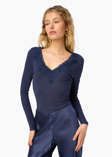 Rooney Rib Knit Top | Harbor