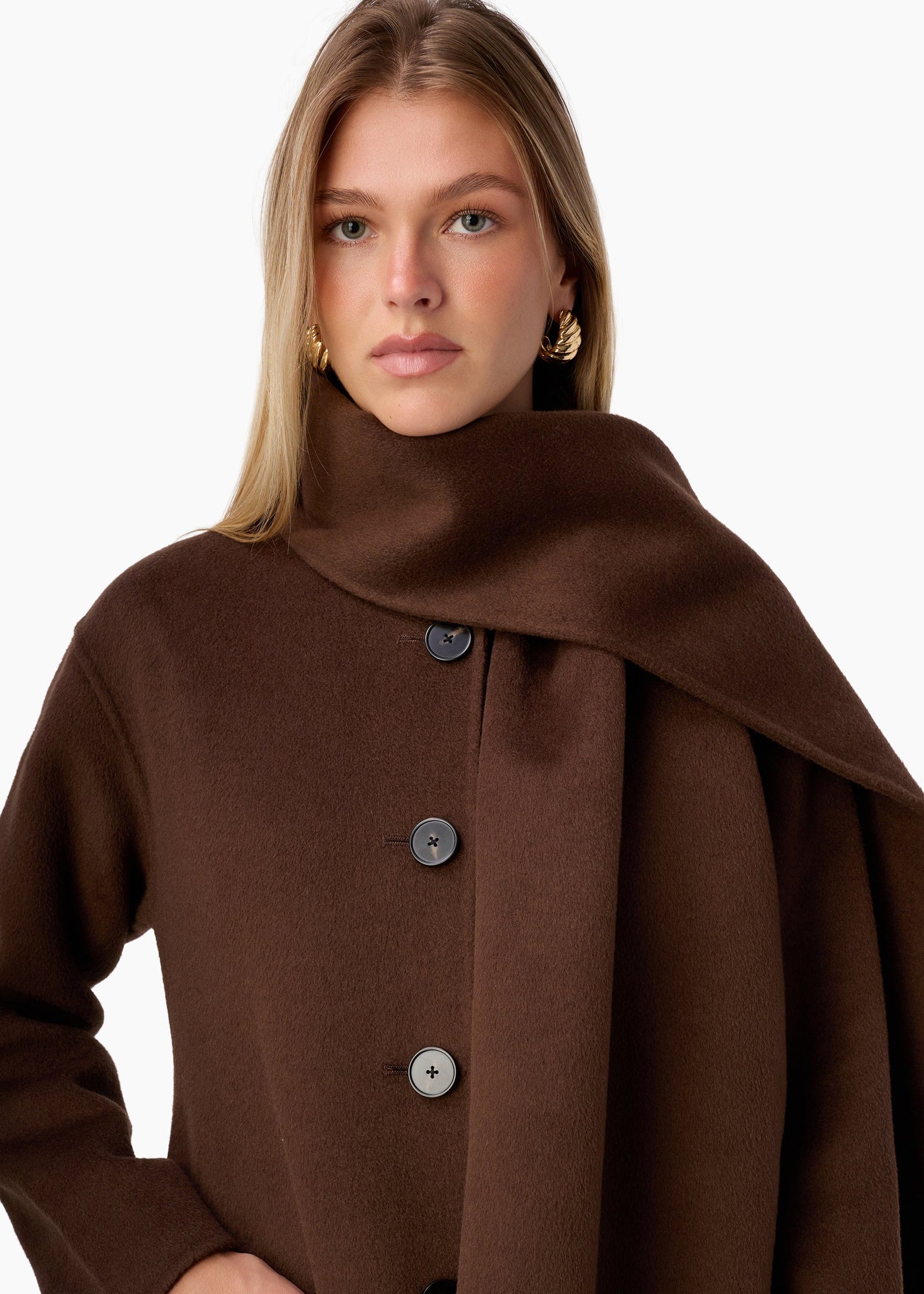 Winifred Wool Cashmere Coat | Sable